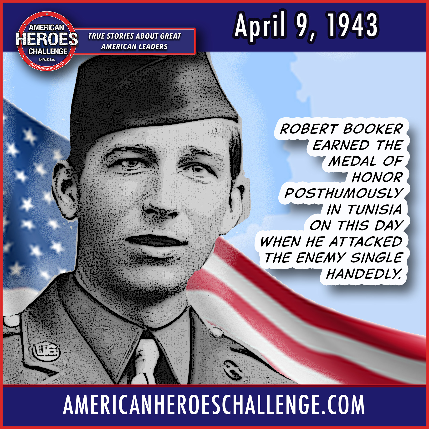 Robert Booker Medal of Honor | American Heroes Challenge