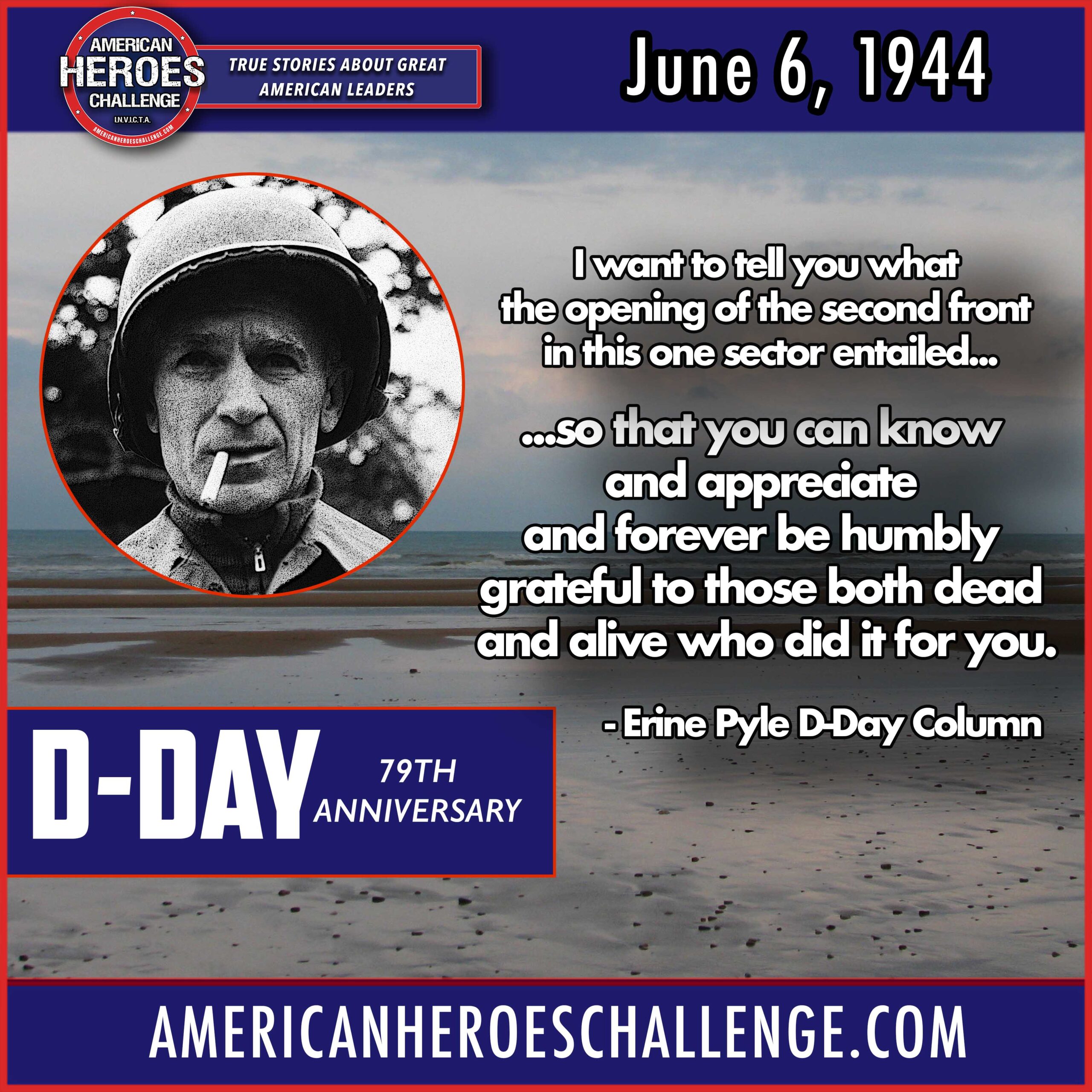 Featured image for “Ernie Pyle & D-Day”