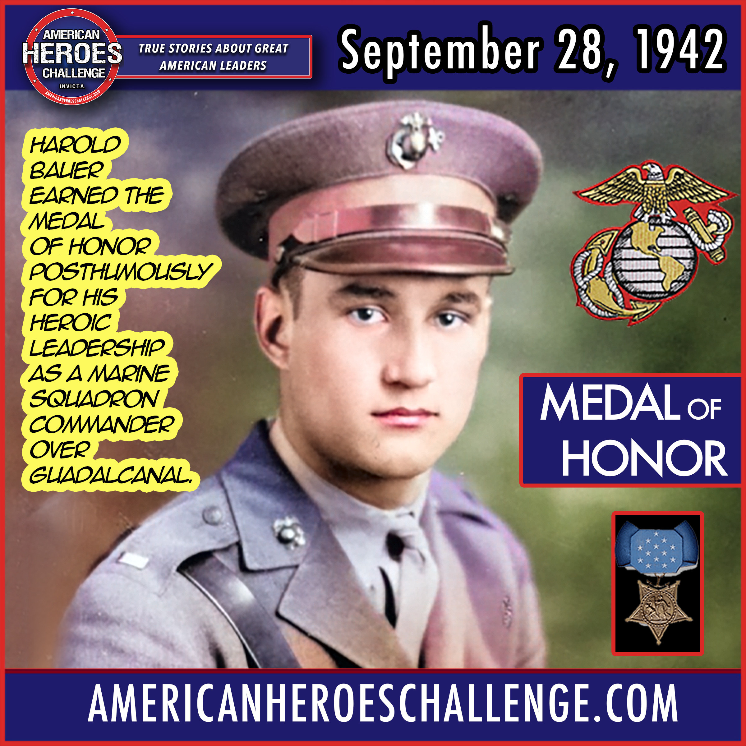 Featured image for “Harold Bauer Medal of Honor”