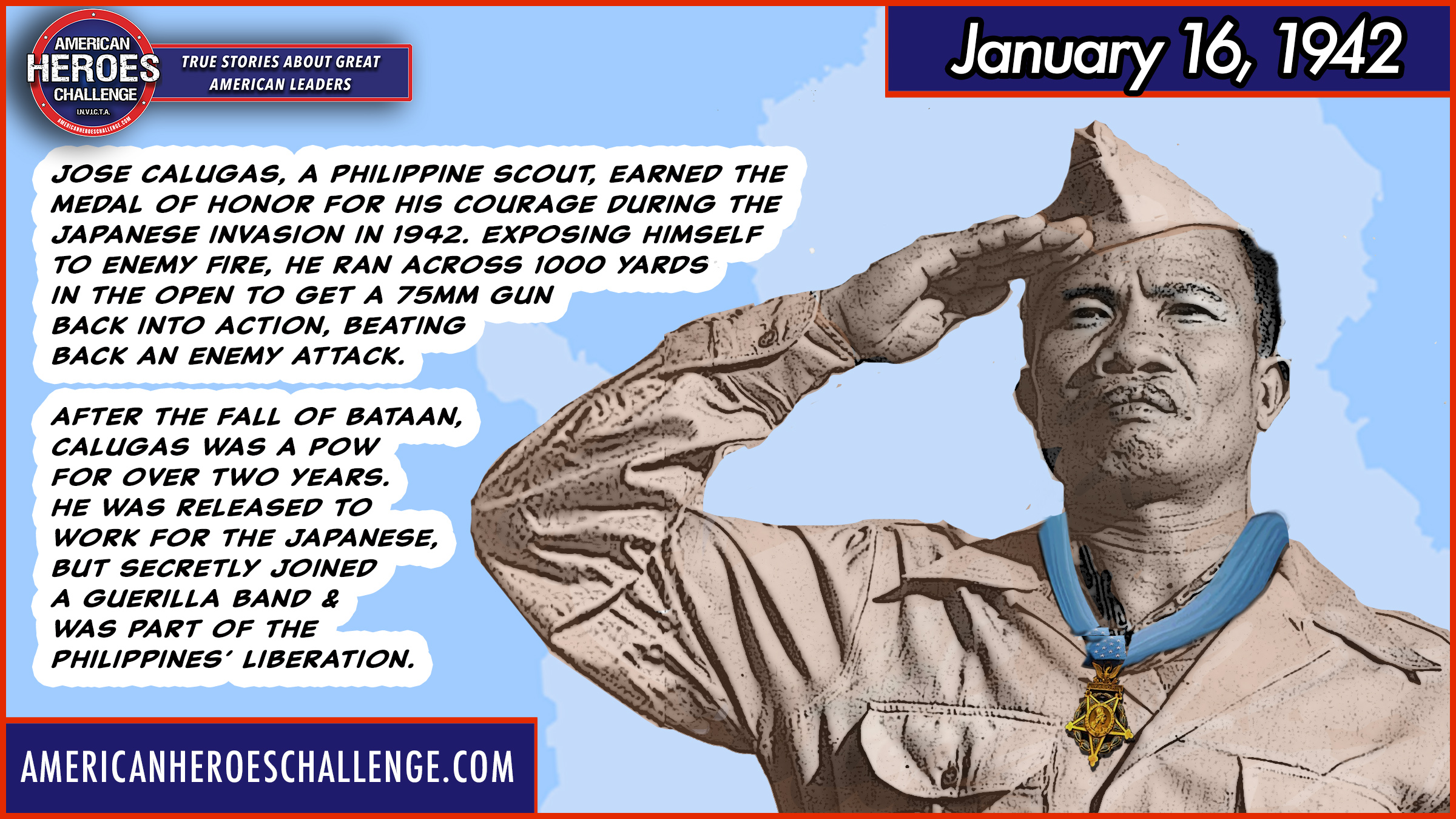 Featured image for “January 16 Jose Calugas Medal of Honor”