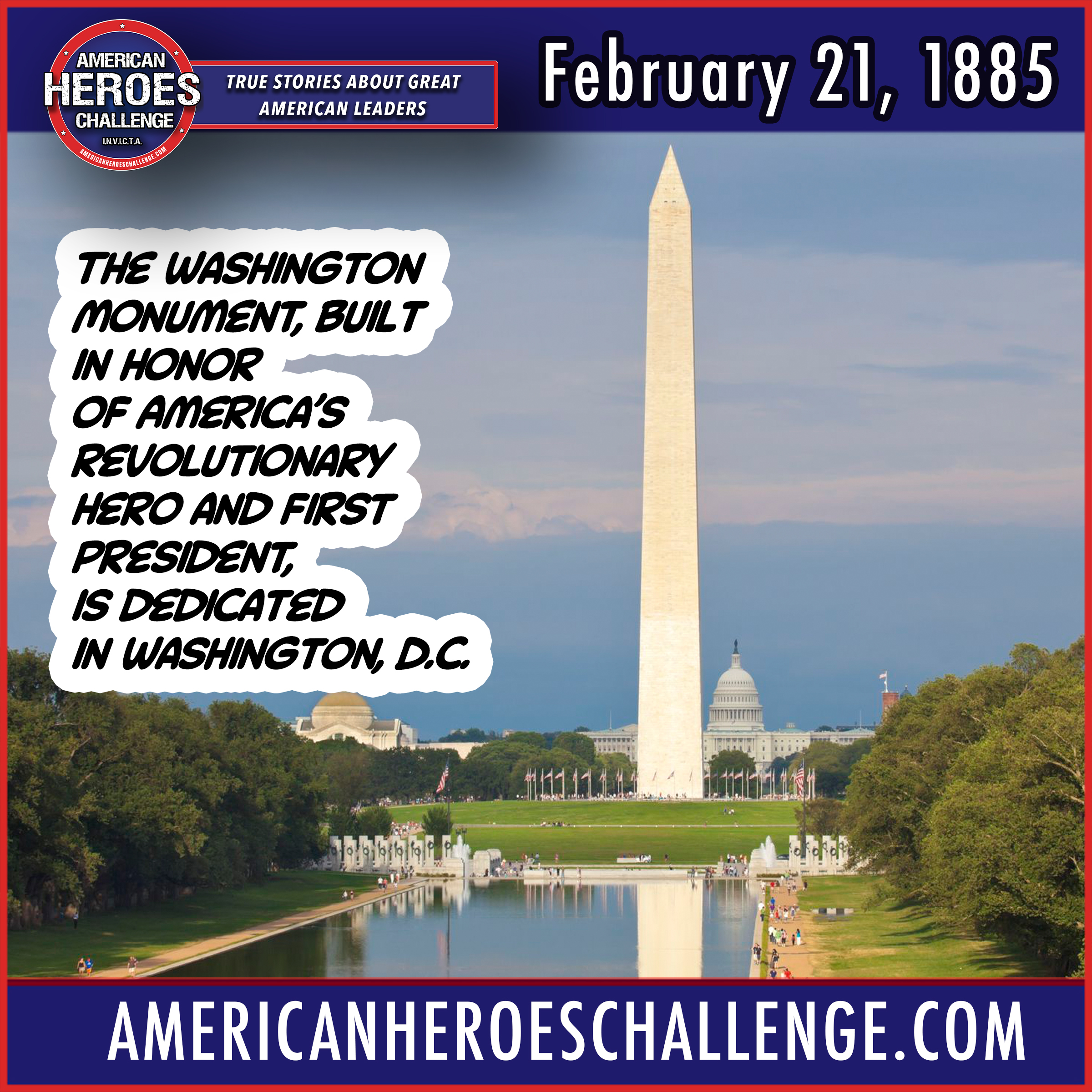 Featured image for “February 21 Washington Memorial Dedicated”