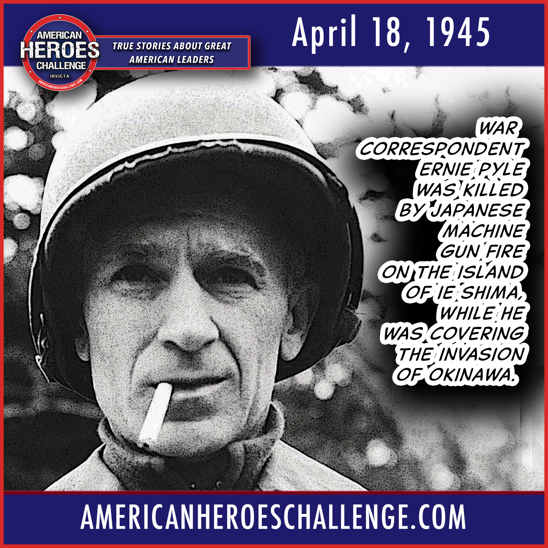 Featured image for “April 18 Ernie Pyle”