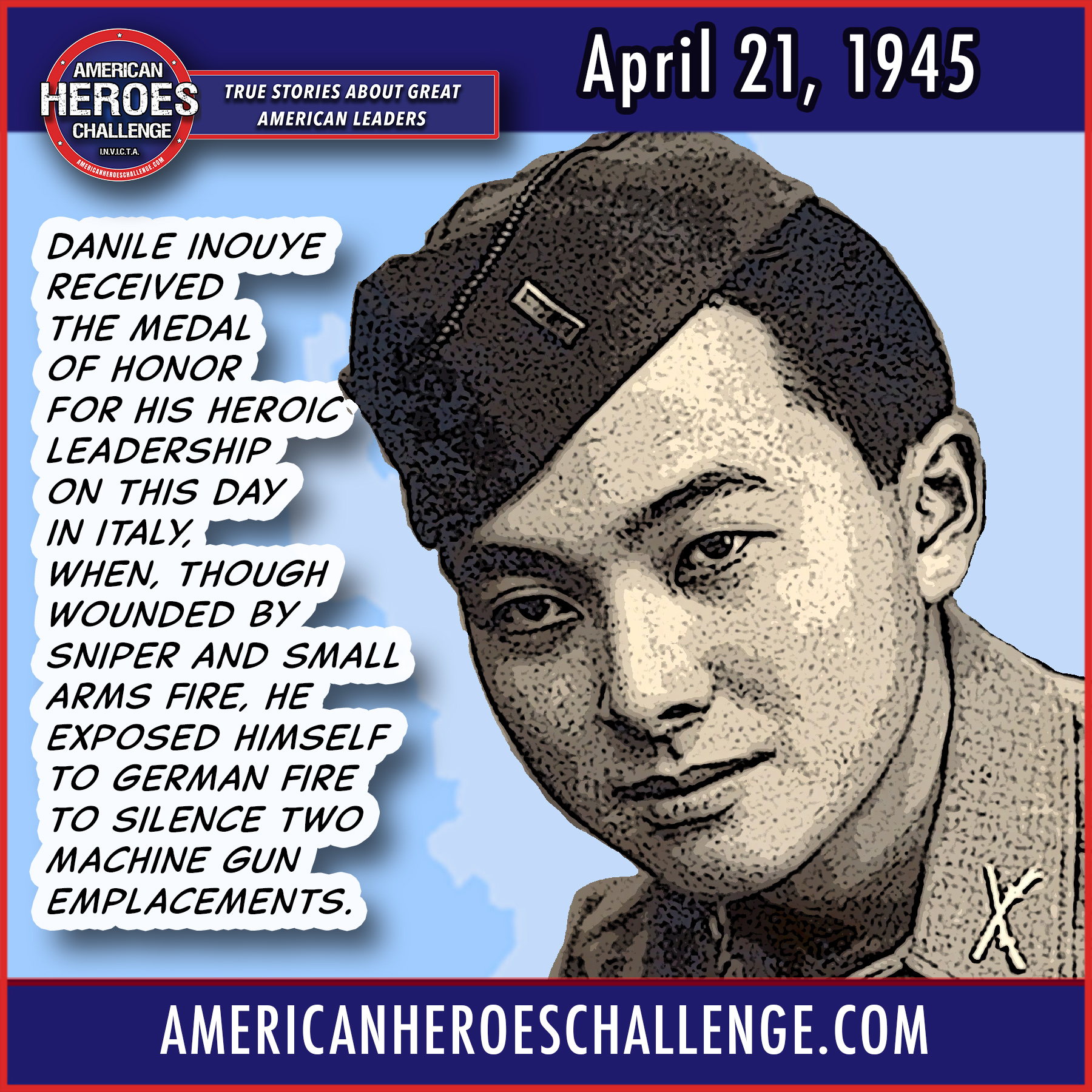 Featured image for “April 21 Daniel Inouye Medal of Honor”
