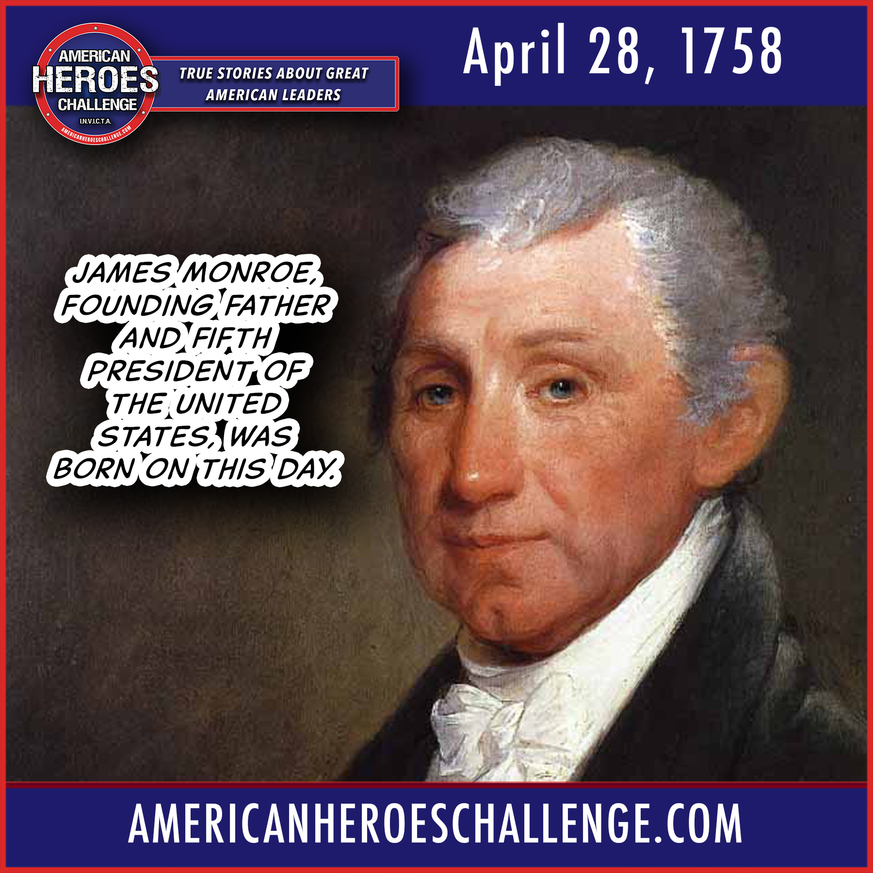 Featured image for “April 28 James Monroe Born”