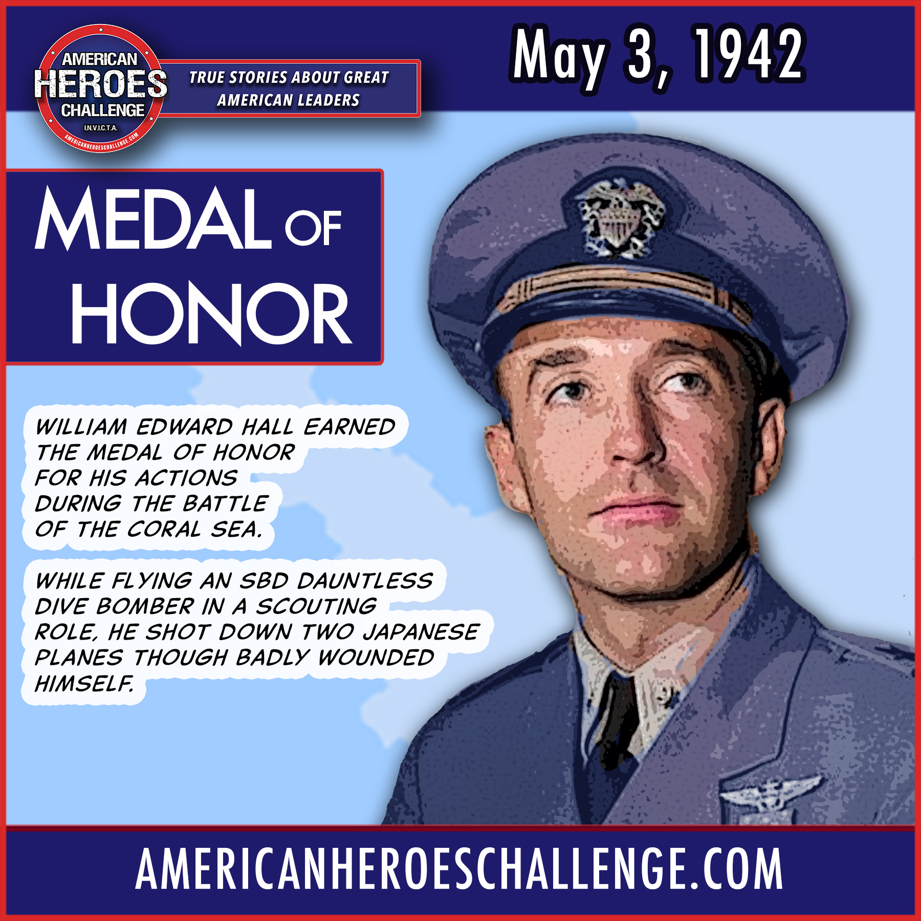 Featured image for “May 3 William Hall Medal of Honor”